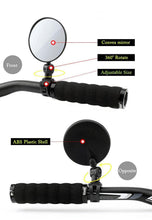 Load image into Gallery viewer, 1Pc Bicycle Rearview Handlebar Mirrors Cycling Rear View Bike Silicone Handle Rearview Mirror Bike Mirrors Adjustable Bicycle Cycling Rear View Mirror For Handlebar
