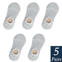 Load image into Gallery viewer, Women's Cute Cotton Invisible No Show Non-Slip Summer Candy Solid Color Silicone Short Socks Fashion Thin Ankle Boat Socks

