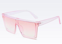 Load image into Gallery viewer, Classic Male Big Black Sunglasses For Men &amp; Women New Fashionable Design New Mirror Pink Square  Oversize Square Sunglasses for Women Men
