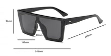 Load image into Gallery viewer, Classic Male Big Black Sunglasses For Men &amp; Women New Fashionable Design New Mirror Pink Square  Oversize Square Sunglasses for Women Men
