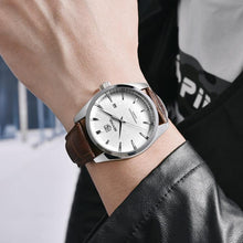 Load image into Gallery viewer, Leather Fashion Sport Men's Watches Luxury Military Quartz Analog Waterproof Men Watch
