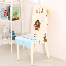Load image into Gallery viewer, Spandex Dining Chair Cover With Back Elastic Universal Kitchen Living Room Stretch Slipcover Chair Covers Protector Seat Case  Chair Cover Seat Protector Super Fit Slipcover Stretch Removable Washable Soft Spandex Fabric for Home
