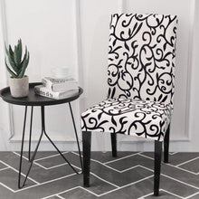 Load image into Gallery viewer, Spandex Dining Chair Cover With Back Elastic Universal Kitchen Living Room Stretch Slipcover Chair Covers Protector Seat Case  Chair Cover Seat Protector Super Fit Slipcover Stretch Removable Washable Soft Spandex Fabric for Home

