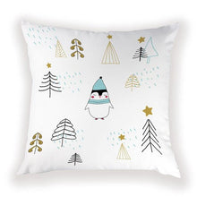 Load image into Gallery viewer, New Year Christmas Decorations Pillows Cover Christmas Décor for Home Christmas Tree Snowflake Snowman Reindeer Home Decor Throw Pillow Case Cushion Cover Santa Merry Christmas Gift Xmas 45x45cm
