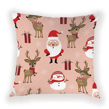 Load image into Gallery viewer, New Year Christmas Decorations Pillows Cover Christmas Décor for Home Christmas Tree Snowflake Snowman Reindeer Home Decor Throw Pillow Case Cushion Cover Santa Merry Christmas Gift Xmas 45x45cm
