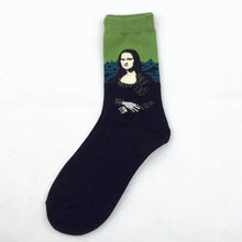 Load image into Gallery viewer, Classic Autumn Winter Retro Personality Art Van Gogh Mural World Famous Oil Painting Female Sock For Men And Women
