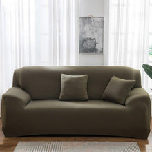 Load image into Gallery viewer, Elastic Solid Color Sofa Cover Spandex Modern All-inclusive Sofa SlipCover for living Room Stretch Couch Covers 1/2/3/4 Seater Sofa Cover Furniture Protector Couch Soft with Elastic Bottom Anti-Slip Foam Kids
