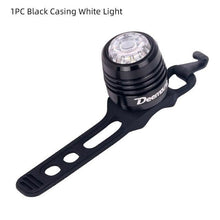 Load image into Gallery viewer, Bicycle Rear Light Bike Warning Lamp USB Charge Red White Light Color Safety Headlight Bike Tail Light Rechargeable Ultra Bright Bike Rear Light USB Rechargeable Bike LED Light
