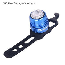 Load image into Gallery viewer, Bicycle Rear Light Bike Warning Lamp USB Charge Red White Light Color Safety Headlight Bike Tail Light Rechargeable Ultra Bright Bike Rear Light USB Rechargeable Bike LED Light
