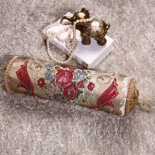 Load image into Gallery viewer, New Classical Luxury Cylindrical Cotton And Linen Pillow Roll Cushion Sofa Throw Polyester Cotton Linen Pillowcase Sofa Cushion Cover Backrest Home Chair Modern Colorful Design 15X50CM
