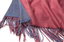 Load image into Gallery viewer, Fashion Winter Solid Soft Scarf Cashmere Lightweight Scarves Shawls Cashmere Escharpe Scarfs Lightweight Shawls Hijabs Shawls Escharpe Elegant Wrap Blanket Bandana Tassel For Lady
