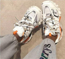 Load image into Gallery viewer, Black Womens Breathable Sneakers  Spring Mesh  Sneakers Woman Elegant Casual Sneakers Outdoor Sport Summer Couple Cushion Flats Running Womens Sneakers
