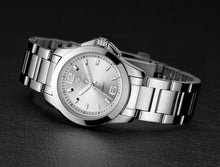 Load image into Gallery viewer, Classic Analogue Black Silver Women Watch Waterproof Elegant Quartz Wrist Watches Stainless Steel For Womens
