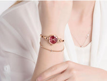 Load image into Gallery viewer, Luxury Small Silver Women Watch Modern Bracelet Wristwatch Quartz Waterproof Mini Round Design
