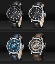 Load image into Gallery viewer, 2021 New Simple Business Quartz Men Wristwatch Luxury Casual Leather Strap Waterproof Watch
