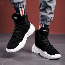 Load image into Gallery viewer, Men Winter Autumn Warm Modern High Tops Shoes Rubber Sole Running Sport Shoes High Quality Mesh Walking Jogging Non Slip Athletic Mens Sneakers
