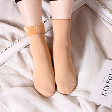 Load image into Gallery viewer, 3Pairs Female Winter Warm Thicken Thermal Soft Casual Solid Color Socks Wool Cashmere Home Snow Boots Velvet Home Floor Sock For Women
