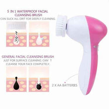 Load image into Gallery viewer, 5 in 1 Face Massage Cleansing Brush Set
