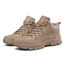 Load image into Gallery viewer, Men's Shoes Sports Outdoor Hiking Shoes Training Men's Boots Waterproof Outdoor Snow Durable Boots Winter Tactical Workout Shoes For Camping Walking
