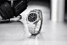 Load image into Gallery viewer, Fashion Stainless Steel Mens Quartz Analog Watch Luminous Waterproof Mens Sports Minimalist Wrist Watch
