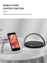 Load image into Gallery viewer, Wireless Charger LED Night Light Table Lamp Adjustable Angle Charging for iPhone Samsung Huawei Xiaomi Touch Switch Phone Holder Decorative Table Lamp Cute Study Lamps for Bedroom Décor
