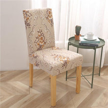 Load image into Gallery viewer, Universal Chair Cover Removable Washable Seat Chair Covers Protector Slipcovers For Hotel Banquet Restaurant Dining Room Cover Stretch Polyester Parsons Chair Slipcover Removable Washable Kitchen Chair Protector

