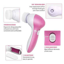 Load image into Gallery viewer, 5 in 1 Face Massage Cleansing Brush Set
