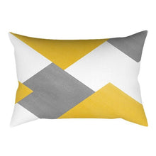 Load image into Gallery viewer, Rectangle Yellow Pillow Case Sofa Car Seat Cushion Cover Home Textile Modern Decorative Geometric Outdoor Pillow Cushion Covers Case For Couch Living Room Fashion Pillowcase 30x50CM
