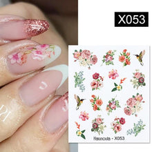 Load image into Gallery viewer, Abstract Lady Face Water Decals Fruit Flower Summer Leopard Alphabet Leaves Nail Stickers Water Black Leaf Sliders Marble Nail Art Stickers Water Transfer Nail Decals Full Wraps Gradient Acrylic Nail Kits for Women Manicure Decoration
