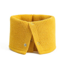 Load image into Gallery viewer, Women Ring Scarf Warm Collar Solid Winter Button Neck Scarves Unisex Magic Infinite Snood Face Cover Female Knitted Bandana Women Winter Neck Warmer Gaiter Double-Layer Soft Fleece Lined Thick Knit Circle Scarf Windproof
