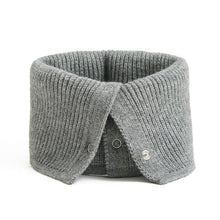 Load image into Gallery viewer, Women Ring Scarf Warm Collar Solid Winter Button Neck Scarves Unisex Magic Infinite Snood Face Cover Female Knitted Bandana Women Winter Neck Warmer Gaiter Double-Layer Soft Fleece Lined Thick Knit Circle Scarf Windproof
