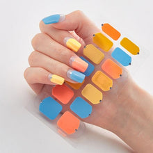 Load image into Gallery viewer, Full Cover Nail Stickers Designer Nail Decals Fashion Five Sorts of Nail Stickers  Nail Sticker set Nail Decoration Nail Strips 3D Nail Art Stickers Decal Slider Template Diy Nail Tool Decorations Nail Art Design Self Adhesive Luxury Designer Nail Sticker
