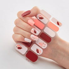 Load image into Gallery viewer, Full Cover Nail Stickers Designer Nail Decals Fashion Five Sorts of Nail Stickers  Nail Sticker set Nail Decoration Nail Strips 3D Nail Art Stickers Decal Slider Template Diy Nail Tool Decorations Nail Art Design Self Adhesive Luxury Designer Nail Sticker

