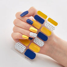 Load image into Gallery viewer, Full Cover Nail Stickers Designer Nail Decals Fashion Five Sorts of Nail Stickers  Nail Sticker set Nail Decoration Nail Strips 3D Nail Art Stickers Decal Slider Template Diy Nail Tool Decorations Nail Art Design Self Adhesive Luxury Designer Nail Sticker
