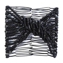 Load image into Gallery viewer, Fashion Professional Hair Comb Ladies Magic Beads Elasticity Double Bead String Clamp Stretchy Gorgeous Hair Accessories For Women for Valentine's Day
