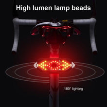 Load image into Gallery viewer, Bike Turn Signals Remote Control Bicycle Direction Indicator LED Rear Light USB Rechargeable Cycling Taillight With Horn Wireless Remote Control Bike Rear Light Back USB Rechargeable Safety Warning Cycling Light Fits On Any Road Bicycle
