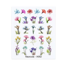 Load image into Gallery viewer, Embossed Nails Sticker 3D Flower Leaves Slider Water Transfer Nail Decals for Nail Art Transfer Sticker  3D Wave Design Decoration for Women Girls Art Stickers Decal Decoration Metallic Curve Strip Line Nail Decor
