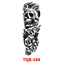 Load image into Gallery viewer, Full Arm Large Size Sleeve Temporary Sticker Dragon Tattoo Waterproof Body Art Realistic 3D Design For Mens
