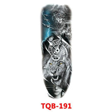 Load image into Gallery viewer, Full Arm Large Size Sleeve Temporary Sticker Dragon Tattoo Waterproof Body Art Realistic 3D Design For Mens
