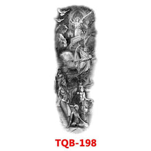 Load image into Gallery viewer, Full Arm Large Size Sleeve Temporary Sticker Dragon Tattoo Waterproof Body Art Realistic 3D Design For Mens
