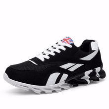 Load image into Gallery viewer, Mens Lightweight Breathable White Sneakers Casual Spring New Fashion Comfortable Walking  Slip-On Sneakers Breathable Fashion Athletic Gym Casual Tennis Sneakers Modern Design Shoes
