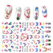 Load image into Gallery viewer, The New 3D Nail Sticker Cool English Letter stickers for nail Foil Love Heart Design Fashion Manicure Stickers Girls Manicure Decoration Nail Art Supplies 3D Self-Adhesive Nail Decals Designer Nail Stickers for Acrylic Nails
