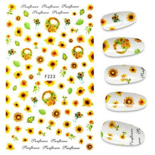 Load image into Gallery viewer, The New 3D Nail Sticker Cool English Letter stickers for nail Foil Love Heart Design Fashion Manicure Stickers Girls Manicure Decoration Nail Art Supplies 3D Self-Adhesive Nail Decals Designer Nail Stickers for Acrylic Nails
