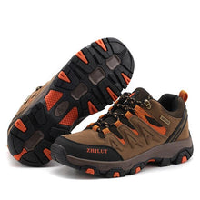 Load image into Gallery viewer, Tactical Outdoor Mens Waterproof Hiking Shoes Mountain Boots Hunting Unisex Sport Shoes Low-Top Sneakers Non-Slip Wear-Resistant Outdoor Comfortable Camping Shoes
