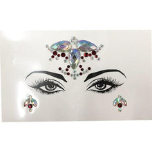 Load image into Gallery viewer, 3D Makeup Tattoo Face Gems Glitter Face Jewels Crystal Stickers Face Glitter for Festival Carnival Party
