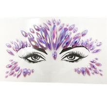 Load image into Gallery viewer, 3D Makeup Tattoo Face Gems Glitter Face Jewels Crystal Stickers Face Glitter for Festival Carnival Party
