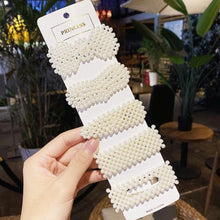 Load image into Gallery viewer, 5/8PCS/Set Women Girls Elegant Imitation Pearls Geometric Hairpins Sweet Hair Ornament Clips Barrettes Gorgeous Fashion Hair Accessories For Women

