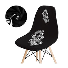 Load image into Gallery viewer, Avangarde Style  Printed Seat Cover For Shell Chair Armless Shell Chair Cover Banquet Home Slipcover Elastic Removable Stretch High Back For Sofa Armchairs
