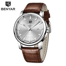 Load image into Gallery viewer, Classic New Sport Watch Top Luxury Automatic Mechanical Male Watches Water Resistent Genuine Leather Casual Men Wristwatch
