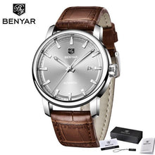 Load image into Gallery viewer, Classic New Sport Watch Top Luxury Automatic Mechanical Male Watches Water Resistent Genuine Leather Casual Men Wristwatch
